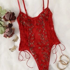 Shein Red Lingerie XL